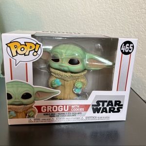 Funko Pop Grogu With Cookies #465